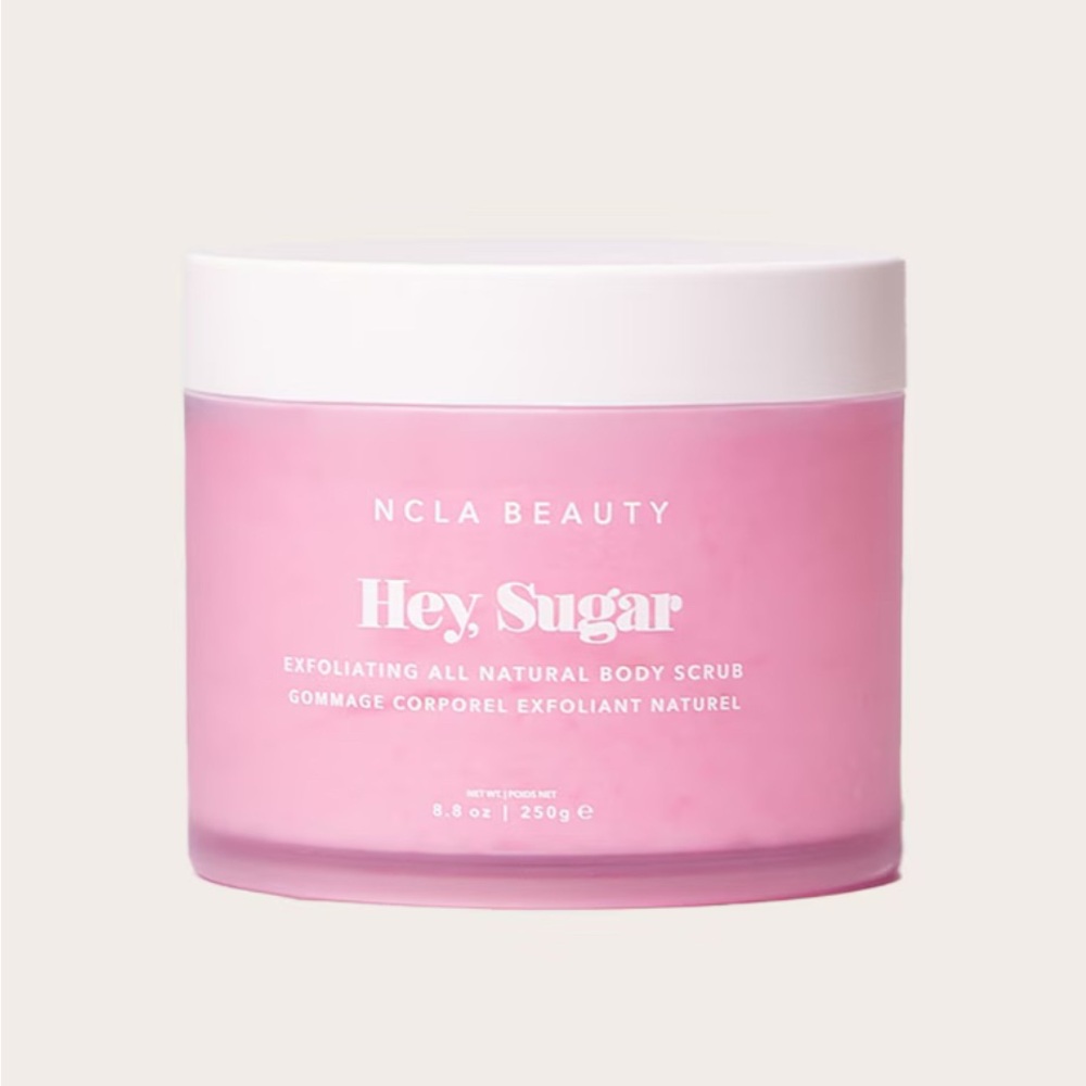 NCLA Beauty “Hey, Sugar” Exfoliating Body Scrub – Pink Champagne